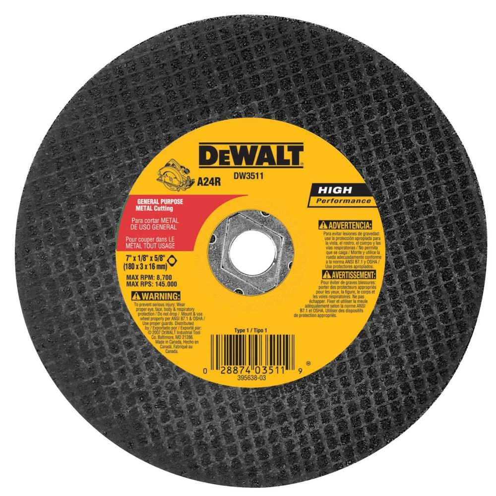 Buy ⭐ DEWALT Circular Saw Blades 7-in Turbo High-Performance Aluminum Oxide Circular Saw Blade 🔔