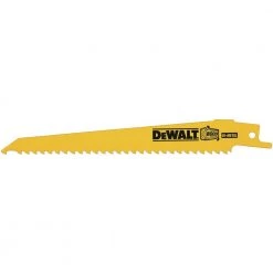 Best deal 😀 DEWALT Reciprocating Saw Blades Bi-Metal 6-in 6-TPI Wood Cutting Reciprocating Saw Blade 🛒