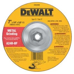 Deals ⭐ DEWALT Abrasive Wheels Aluminum Oxide 7-in Grinding Wheel 🔔