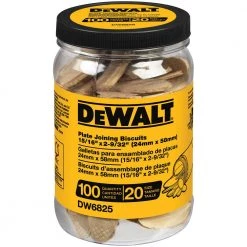 Brand new 🌟 DEWALT Woodworking Tool Accessories Biscuits ⭐