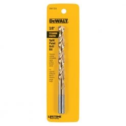 Discount ⭐ DEWALT Twist Drill Bits 3/8-in 5-7/8-in Titanium Twist Drill Bit 👍