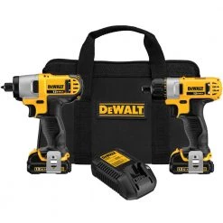 Brand new ❤️ DEWALT Power Tool Combo Kits 2-Tool 12-Volt Max Power Tool Combo Kit with Soft Case (2-Batteries and charger Included) 🎉