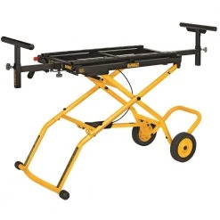 Promo โ๏ธ DEWALT Saw Stands Steel Adjustable Rolling Miter Saw Stand ๐