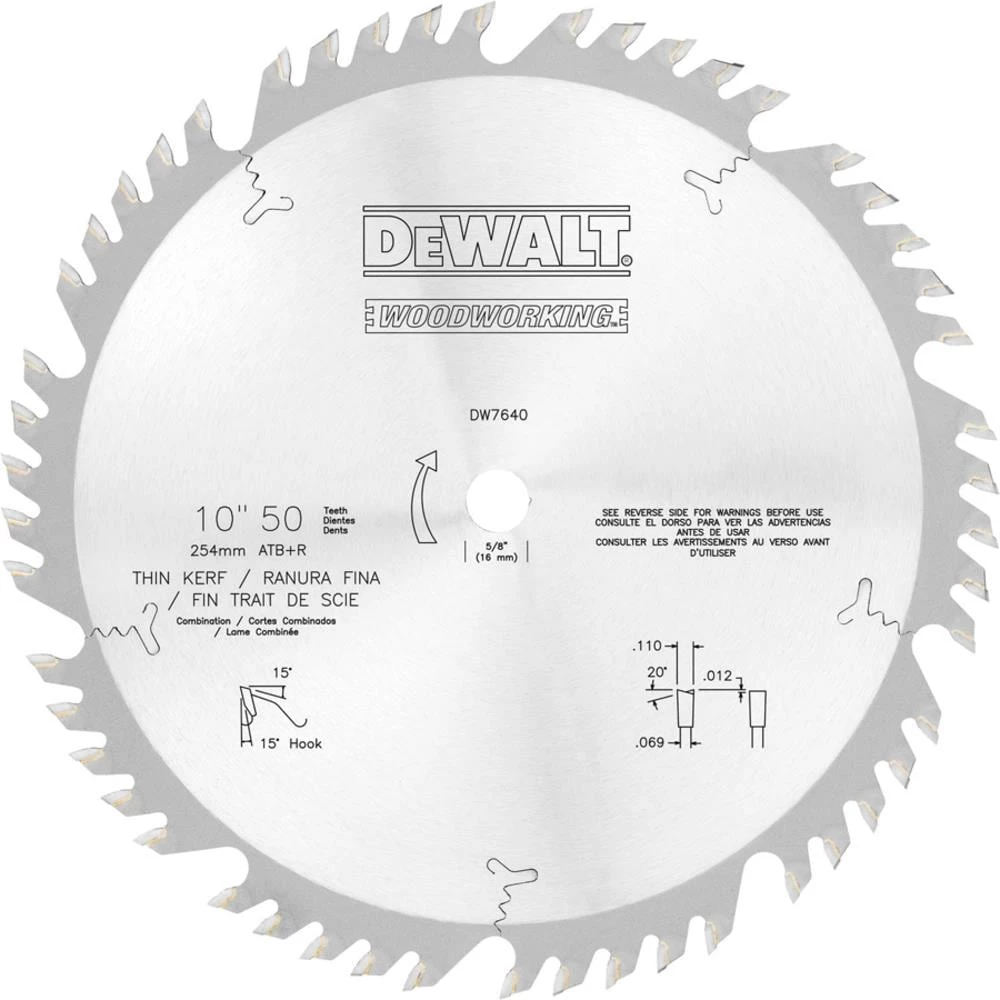 Top 10 ✔️ DEWALT Circular Saw Blades 10-in 50-Tooth Carbide Circular Saw Blade ✨