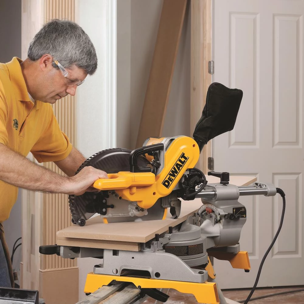 Promo 🔥 DEWALT Miter Saws 10-in 15 Amps Dual Bevel Sliding Compound Corded Miter Saw 👏 - Image 5