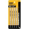 Discount 🔥 DEWALT Jigsaw Blades 5-Pack Set T-shank Bi-metal Jigsaw Blade Set ✔️