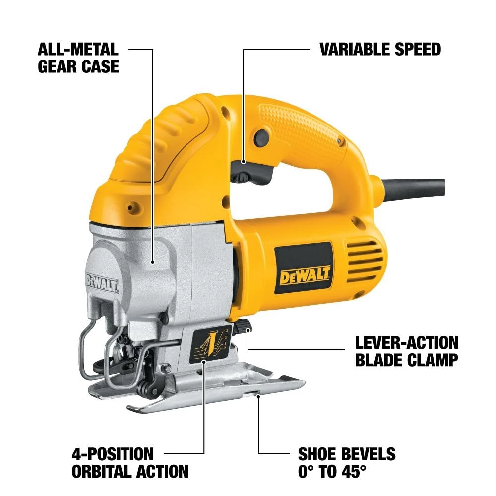 Best deal ๐ฅ DEWALT Jigsaws 5.5-Amp Variable Speed Keyless Corded Jigsaw โ๏ธ - Image 2
