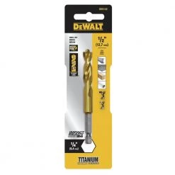 Buy 🔥 DEWALT Twist Drill Bits 1/2-in 6-in Titanium Twist Drill Bit 💯