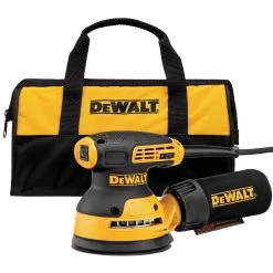 Buy 🌟 DEWALT Power Sanders 120-Volt 3-Amp Corded Random Orbital Sander with Dust Management 👍