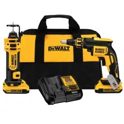 New 🔥 DEWALT Power Tool Combo Kits XR 2-Tool 20-Volt Max Brushless Power Tool Combo Kit with Soft Case (2-Batteries and charger Included) 👍