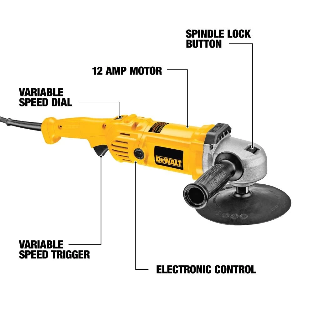 Best reviews of โค๏ธ DEWALT Polishers 9-in Variable Speed Corded Polisher ๐ฏ - Image 2