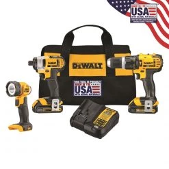 Wholesale ❤️ DEWALT Power Tool Combo Kits 3-Tool 20-Volt Max Power Tool Combo Kit with Soft Case (2-Batteries and charger Included) 🛒