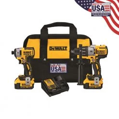 Top 10 😍 DEWALT Power Tool Combo Kits XR 2-Tool 20-Volt Max Brushless Power Tool Combo Kit with Soft Case (2-Batteries and charger Included) 🥰