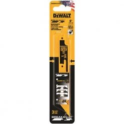 Buy 👍 DEWALT Reciprocating Saw Blades BREAKAWAY 3-Pack Bi-Metal 6-in 14/18-TPI Metal Cutting Reciprocating Saw Blade 😀