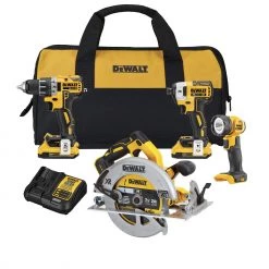 Wholesale ⌛ DEWALT Power Tool Combo Kits XR 4-Tool 20-Volt Max Brushless Power Tool Combo Kit with Soft Case (2-Batteries and charger Included) 👍