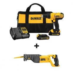Best deal ✨ DEWALT Drills 20-volt Max 1/2-in Cordless Drill (2-Batteries Included and Charger Included) ✔️