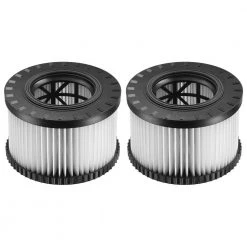 New 👍 DEWALT Shop Vacuum Filters 2-Pack Dry HEPA Large Shop Vacuum Collection Filter 👏