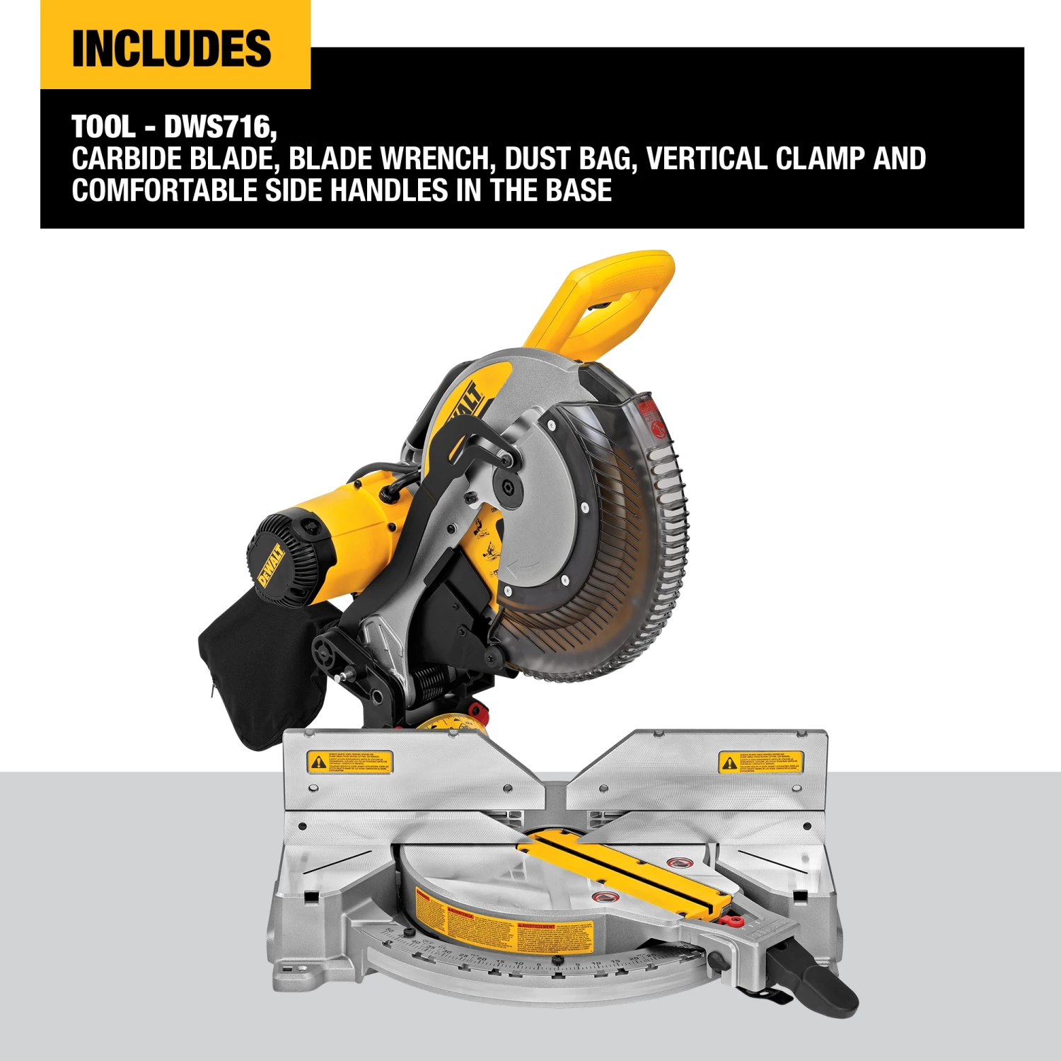 New 👏 DEWALT Miter Saws 12-in 15 Amps Dual Bevel Compound Corded Miter Saw 😍 - Image 3