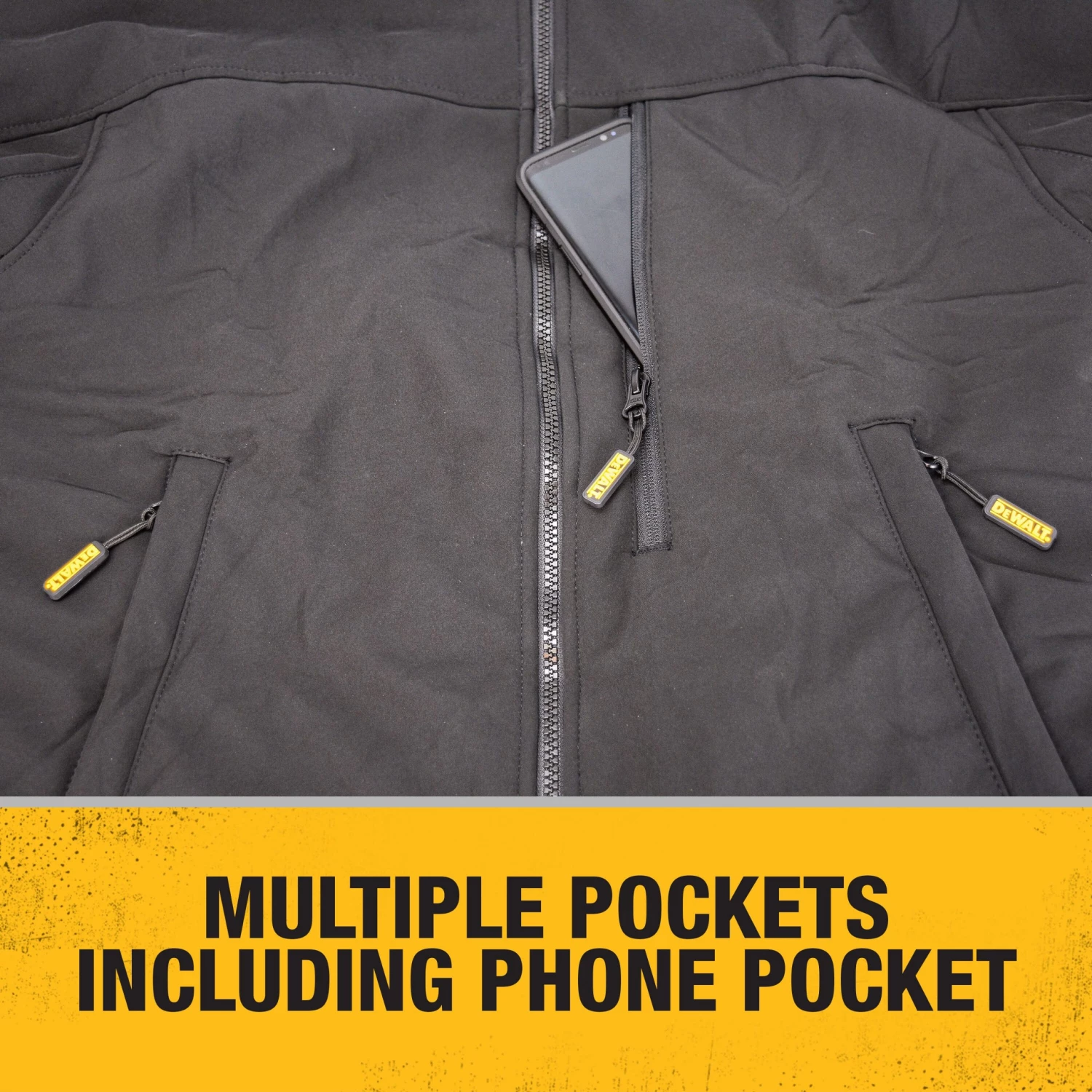 Promo ๐ DEWALT Thermals DEWALT Heated Soft Shell Deluxe Jacket - Black - 2X - Kitted with Battery/Charger ๐งจ - Image 5