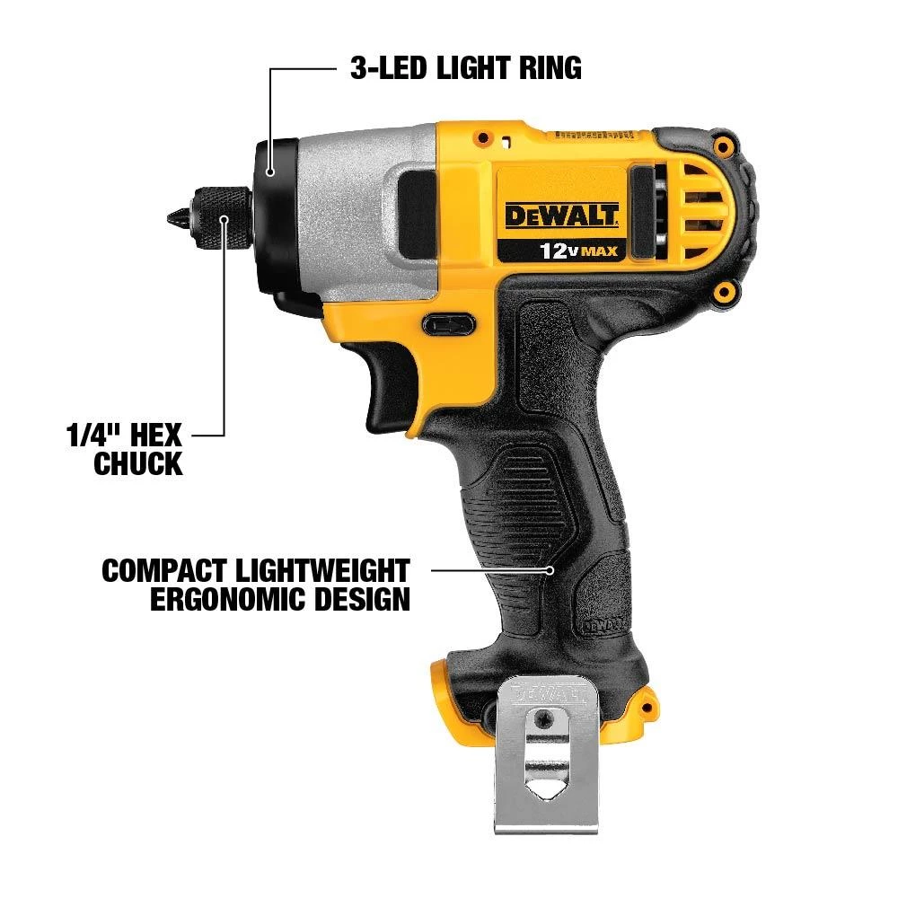 Best Sale ๐ DEWALT Impact Drivers 12-volt Max 1/4-in Variable Speed Cordless Impact Driver (Tool Only) ๐ - Image 2