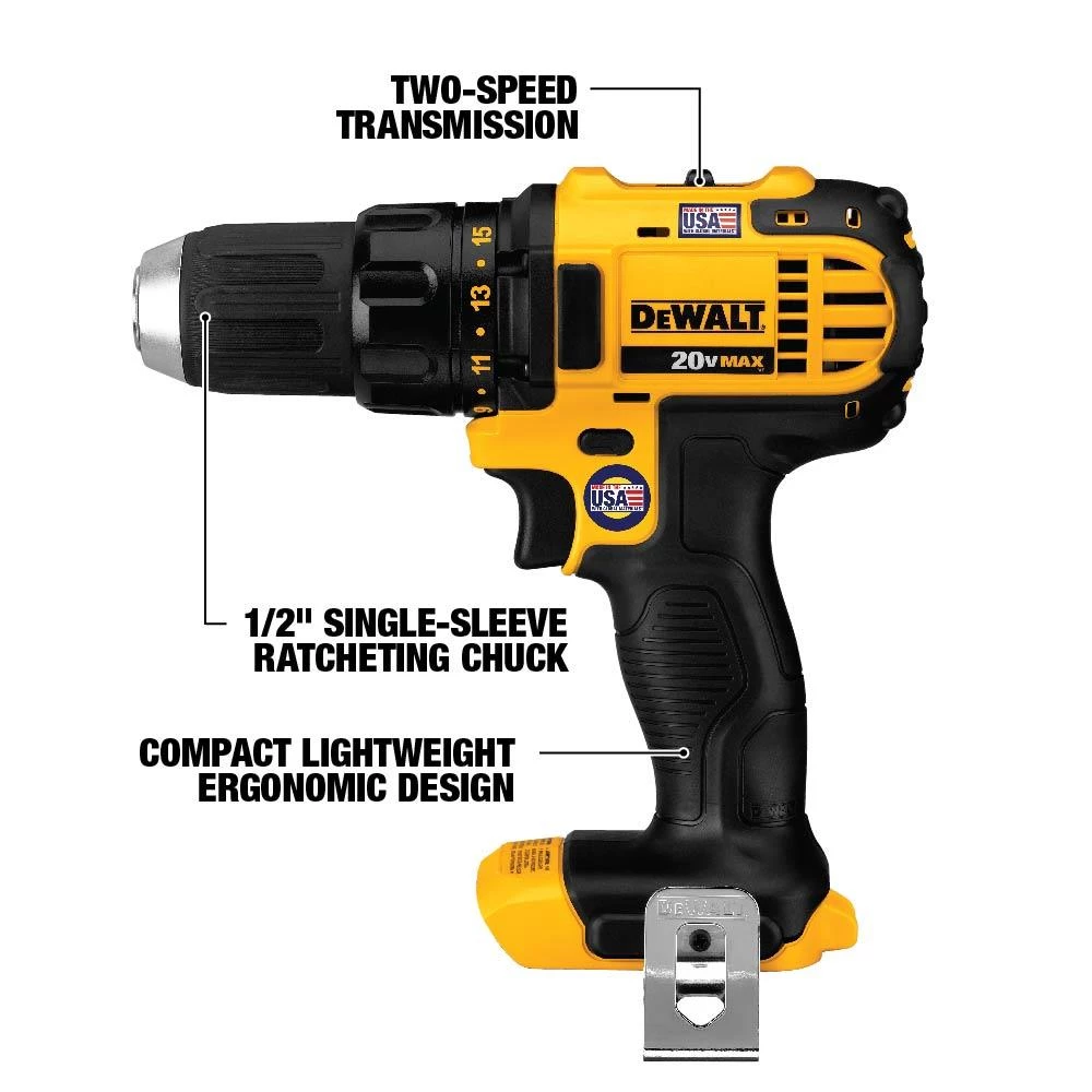 Outlet 🔔 DEWALT Power Tool Combo Kits 5-Tool 20-Volt Max Power Tool Combo Kit with Soft Case (2-Batteries and charger Included) ⌛ - Image 2