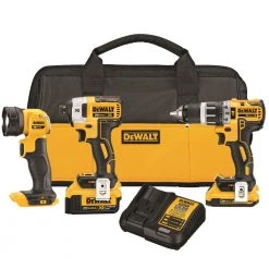 Coupon 🥰 DEWALT Power Tool Combo Kits XR 3-Tool 20-Volt Max Brushless Power Tool Combo Kit with Soft Case (2-Batteries and charger Included) 🤩
