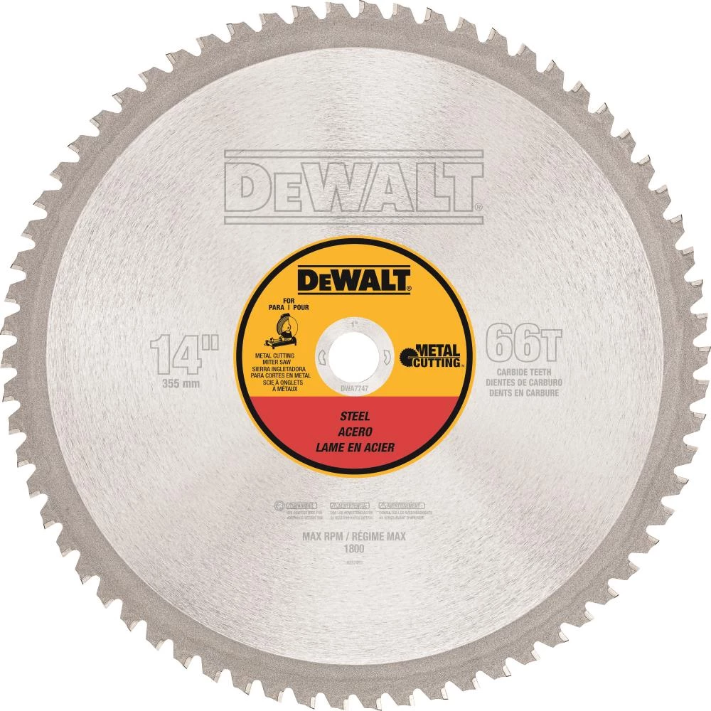 Best Sale ❤️ DEWALT Circular Saw Blades 14-in 66-Tooth Carbide Chop Saw Blade 💯