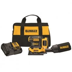 Deals 💯 DEWALT Power Sanders XR 20-Volt 2 Brushless Cordless Variable Speed Sheet Sander with Dust Management (Battery Included) 🛒