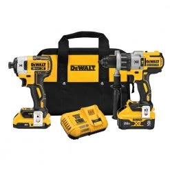 New ๐ DEWALT Power Tool Combo Kits Power Detect XR POWER DETECT 2-Tool 20-Volt Max Brushless Power Tool Combo Kit with Soft Case (2-Batteries and charger Included) ๐