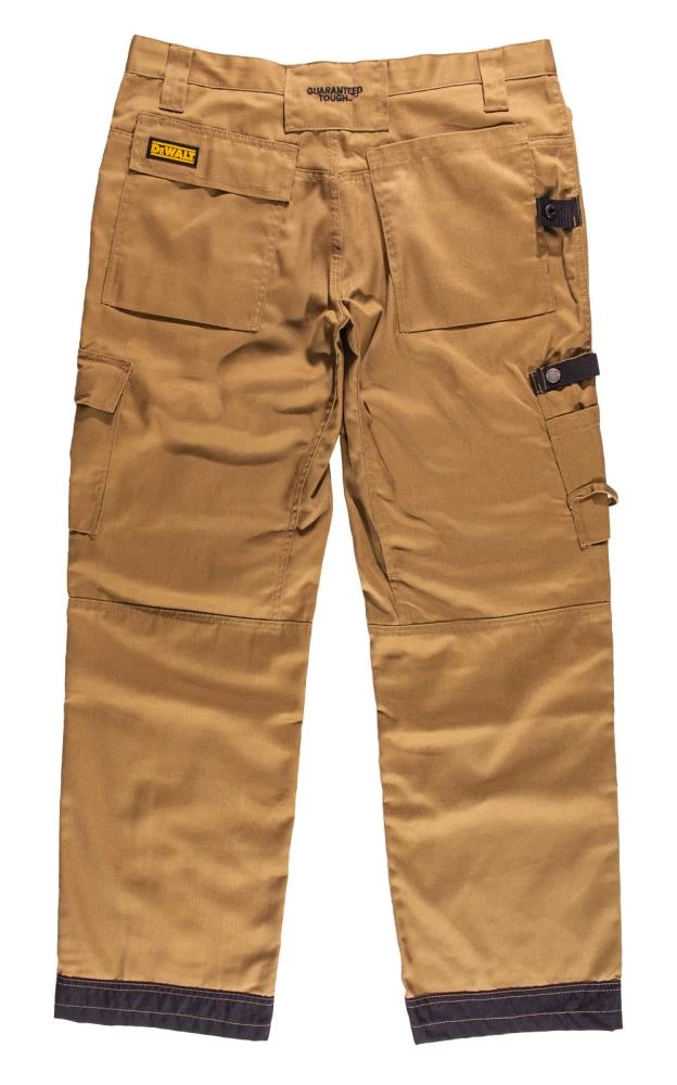 New 😍 DEWALT Work Pants Men's 40 x 33 Tan Polyester 🌟 - Image 2
