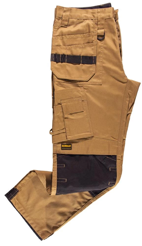 New 😍 DEWALT Work Pants Men's 40 x 33 Tan Polyester 🌟 - Image 3