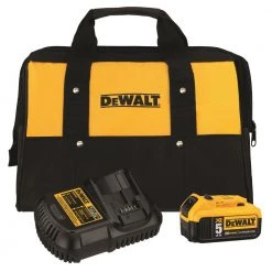 Discount 🌟 DEWALT Power Tool Batteries & Chargers XR 20-Volt Max 5 Amp-Hour Lithium Power Tool Battery Kit (Charger Included) 😍