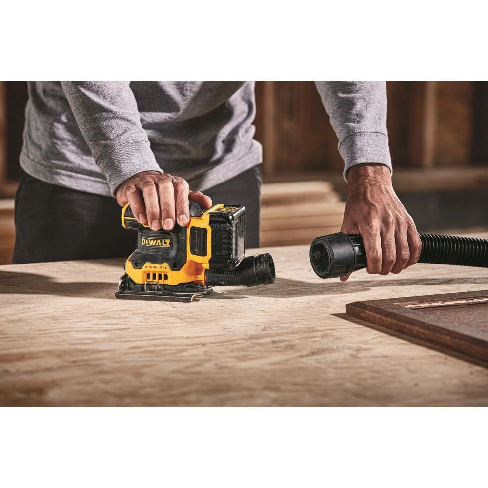 Coupon โญ DEWALT Power Sanders 20-Volt Brushless Cordless Variable Speed Sheet Sander with Dust Management (Battery Included) ๐ฏ - Image 6