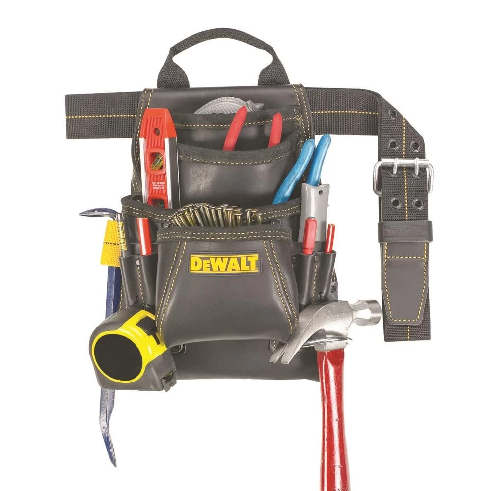 Wholesale 🥰 DEWALT Tool Pouches Leather General Construction Tool Pouch 👍
