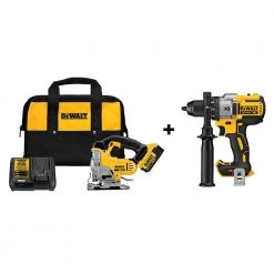 Promo ⌛ DEWALT Jigsaws 20-Volt Max Variable Speed Keyless Cordless Jigsaw(Battery Included) ⭐