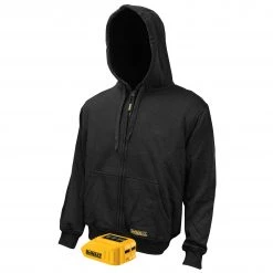 Best reviews of 🧨 DEWALT Work Jackets & 🧥 Coats DEWALT Heated Fleece Hoodie - Bare - Adapter Only - Black - Small ⌛