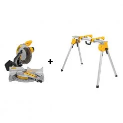 Brand new โ๏ธ DEWALT Miter Saws 12-in 15 Amps Worm Drive Single Bevel Sliding Folding Compound Corded Miter Saw โญ