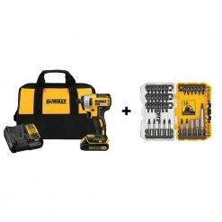 Wholesale ⭐ DEWALT Impact Drivers 20-volt Max 1/4-in Variable Speed Brushless Cordless Impact Driver (1-Battery Included) ⌛