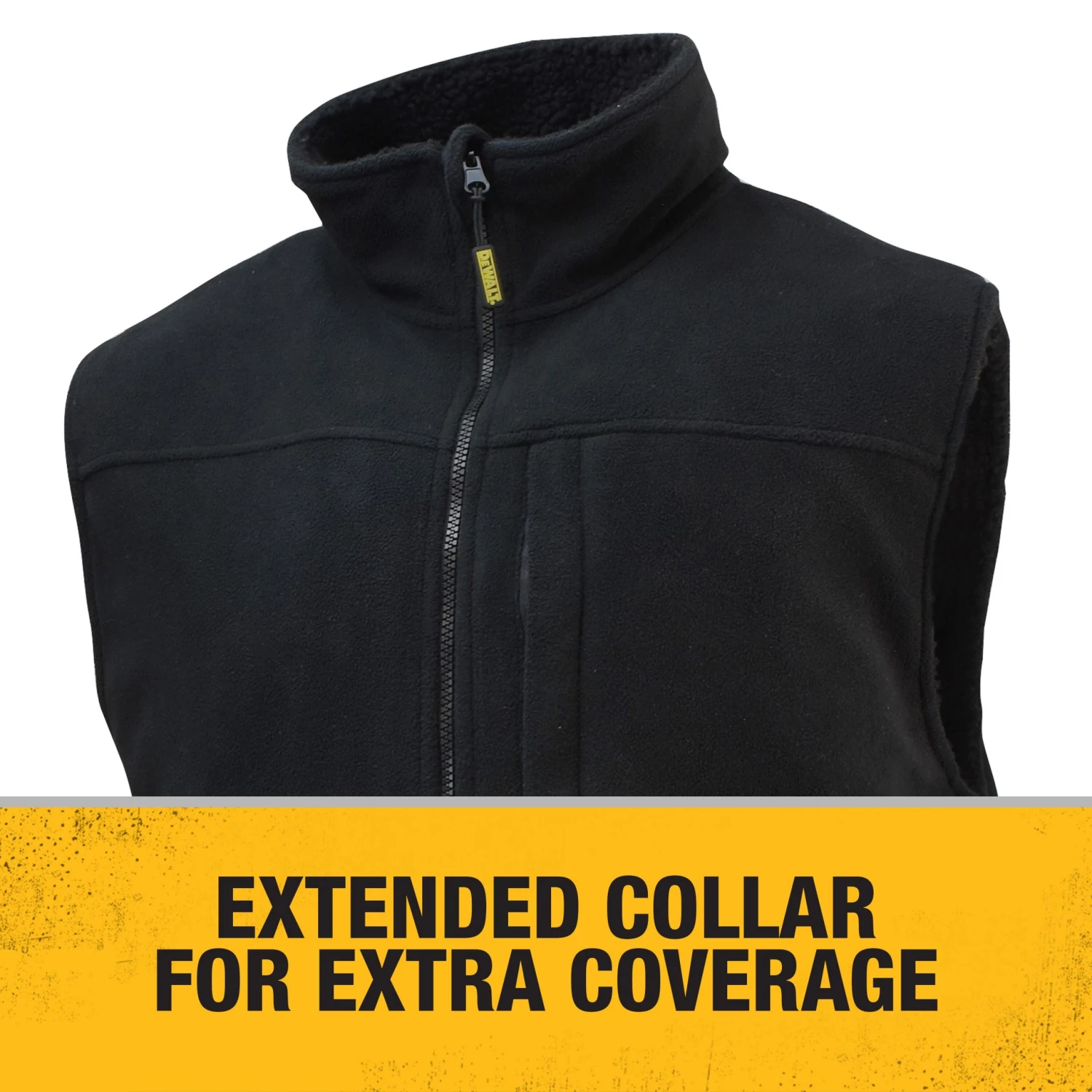 Promo ๐คฉ DEWALT Work Jackets & ๐งฅ Coats Men's DEWALT Heated Reversible Fleece Vest Kit - With Battery, Charger, and Adapter - Black - Large ๐ - Image 5