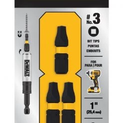 Cheap ✨ DEWALT Impact Driver Bits Flextorq 3-Piece 1/4-in x 1-in Square/Robertson Square/Robertson Impact Driver Bit 🧨