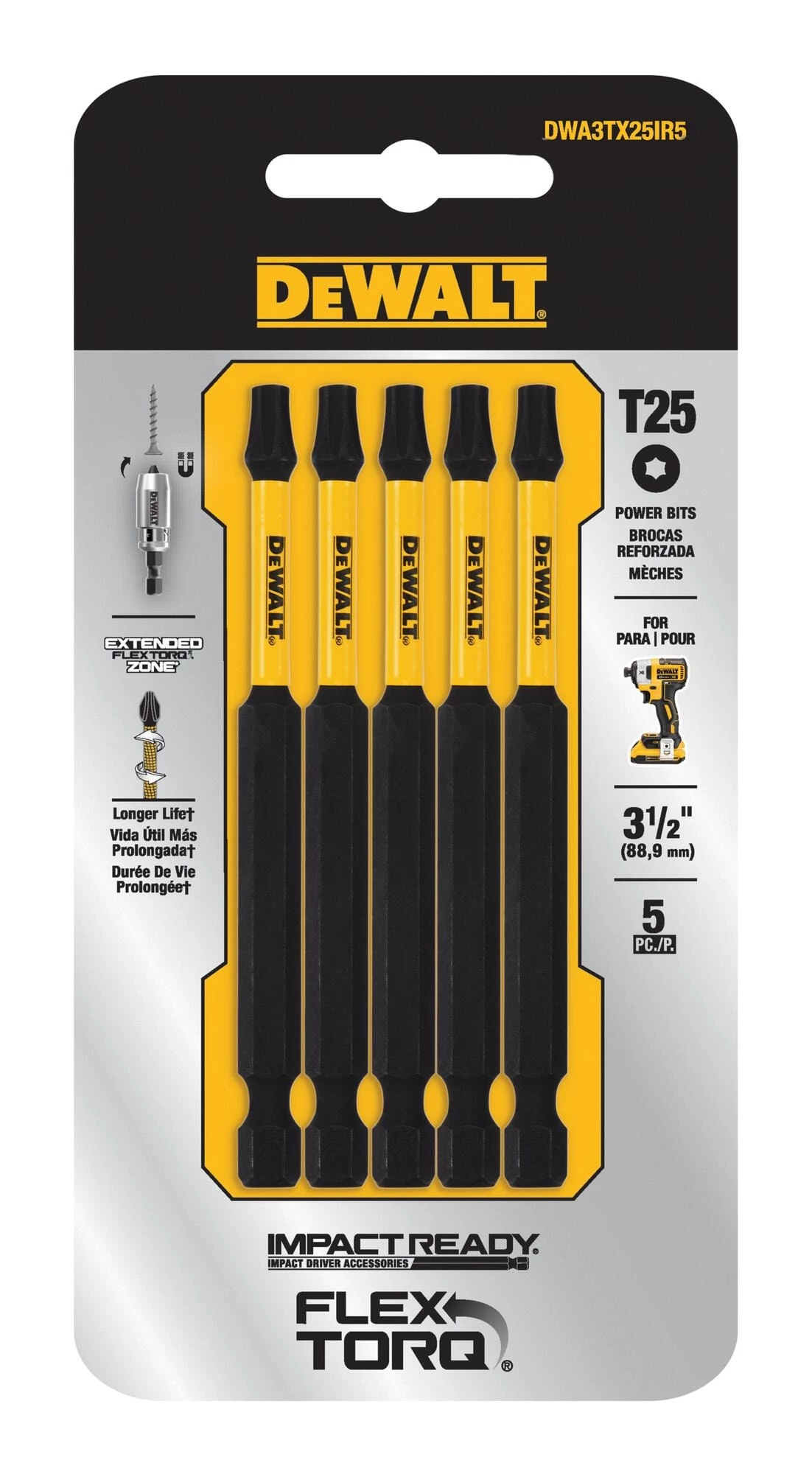 Cheapest ๐ DEWALT Impact Driver Bits Flextorq1/4-in x 3-1/2-in Torx Impact Driver Bit โจ