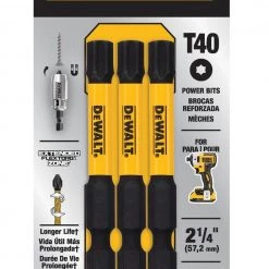 Flash Sale 🤩 DEWALT Impact Driver Bits Flextorq 3-Piece 1/4-in x 2-in Torx Impact Driver Bit 🔔