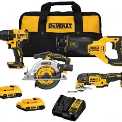 Best Pirce 😍 DEWALT Power Tool Combo Kits 6-Tool 20-Volt Max Brushless Power Tool Combo Kit with Soft Case (2-Batteries and charger Included) 🔔