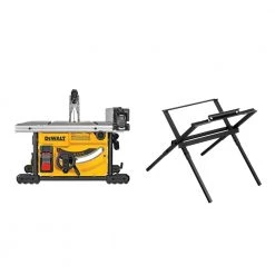 Brand new 🎁 DEWALT Table Saws 8.25-in Bi-Metal Blade 15-Amp Portable Table Saw 😉