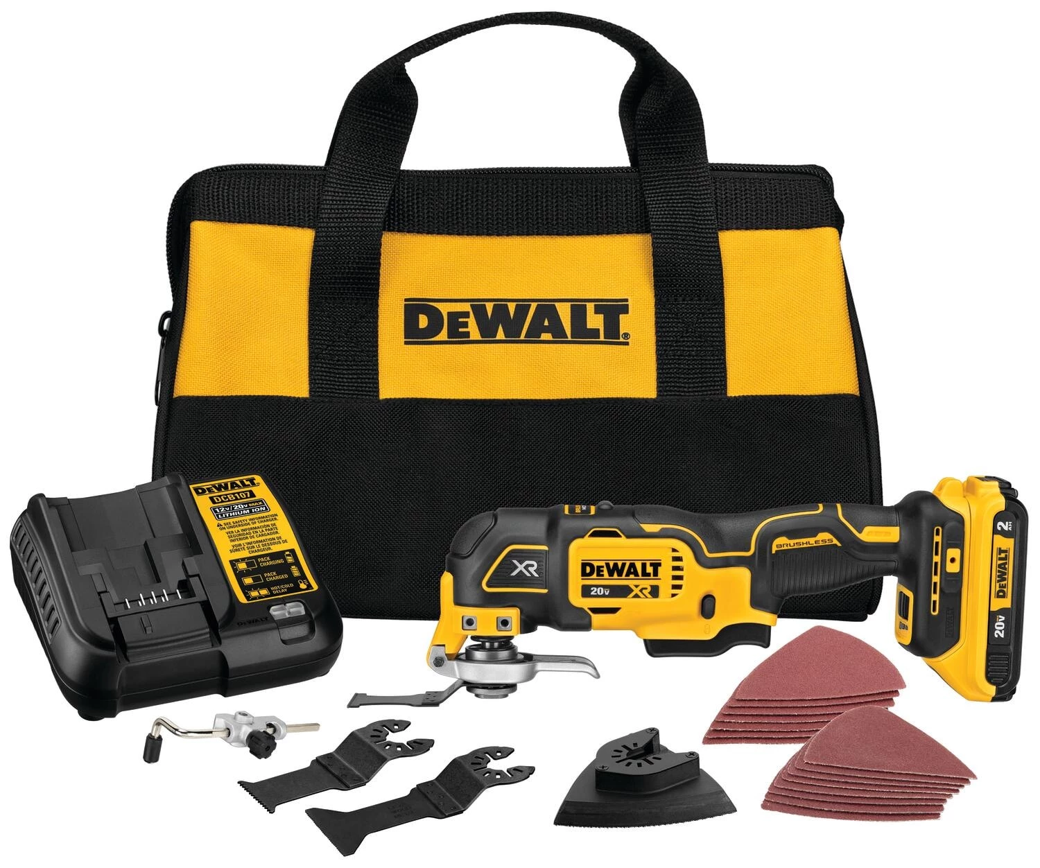 Best deal ๐ DEWALT Oscillating Tool Kits XR 8-Piece Brushless 20-volt Max 3-speed Oscillating Multi-Tool Kit with Soft Case (1-Battery Included) ๐