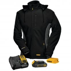 Discount ✨ DEWALT Heated Clothing Small Black Polyester Heated Jacket 🥰