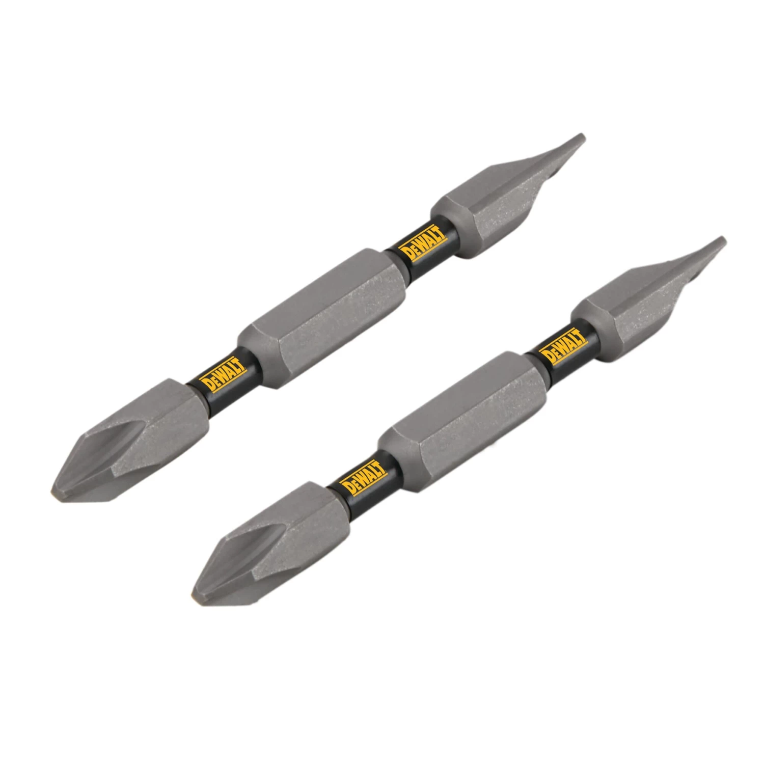 New 😀 DEWALT Screwdriver Bits Tough Grip 2-3/4-in #2 Phillips/#8 Slotted Phillips/Slotted Steel Hex Shank Screwdriver Bit (2-Piece) 😀 - Image 3