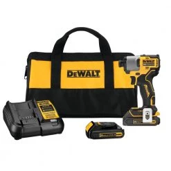 New 🌟 DEWALT Impact Drivers Brushless 20-volt Max 1/4-in Variable Speed Brushless Cordless Impact Driver (2-Batteries Included) 🎁