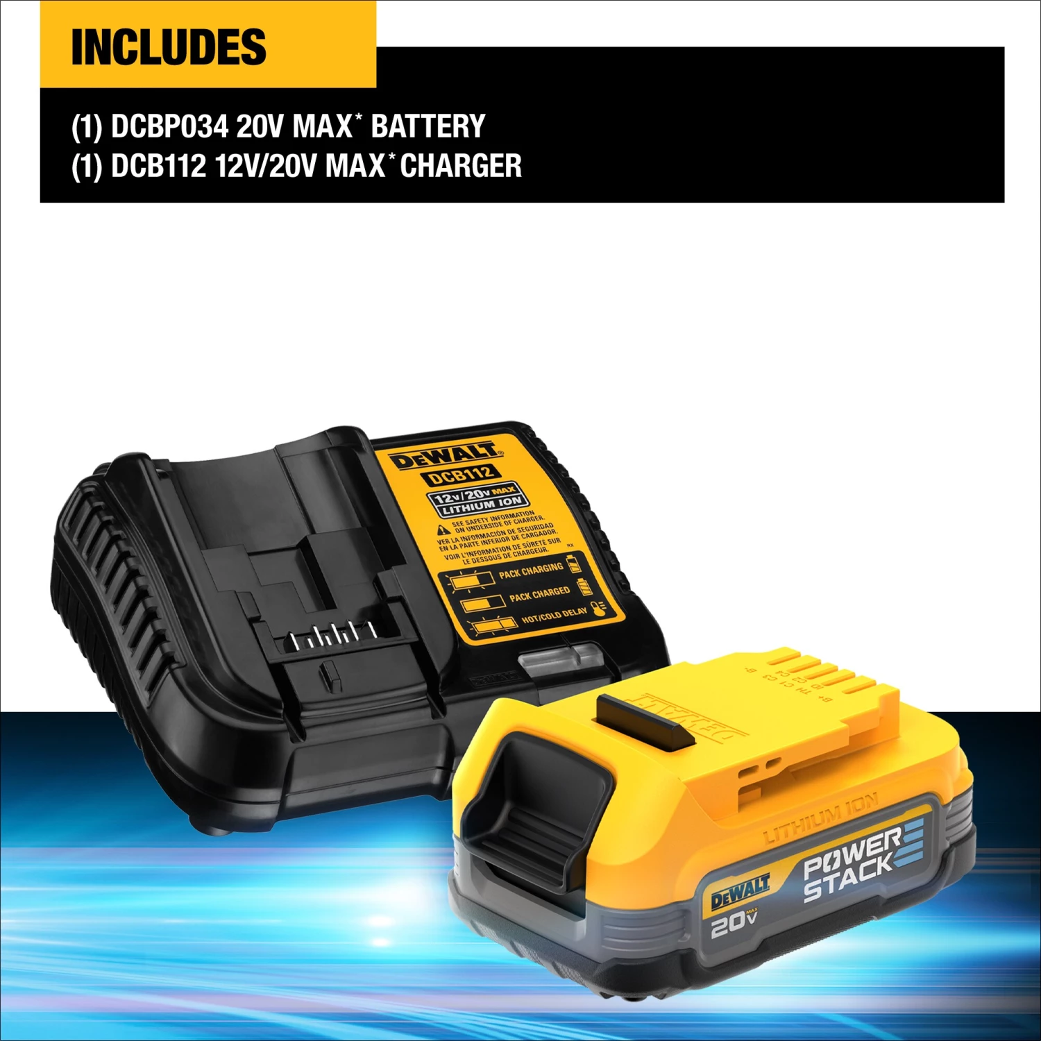 Best reviews of ⭐ DEWALT Power Tool Batteries & Chargers 20V MAX Starter Kit with DEWALT POWERSTACK Compact Battery and Charger 🤩 - Image 3