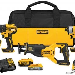 Best Sale 🛒 DEWALT Power Tool Combo Kits DEWALT 20V 6 TOOL COMBO KIT WITH POWERSTACK BATTERIES 😉